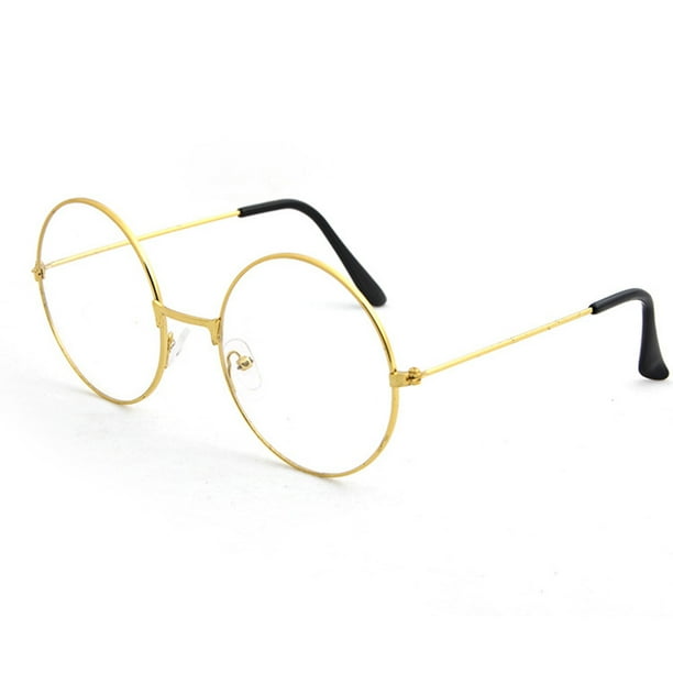 Best seller FarJing Fashion Unisex Classic Metal Frame Mirror Rounded Glasses Silver